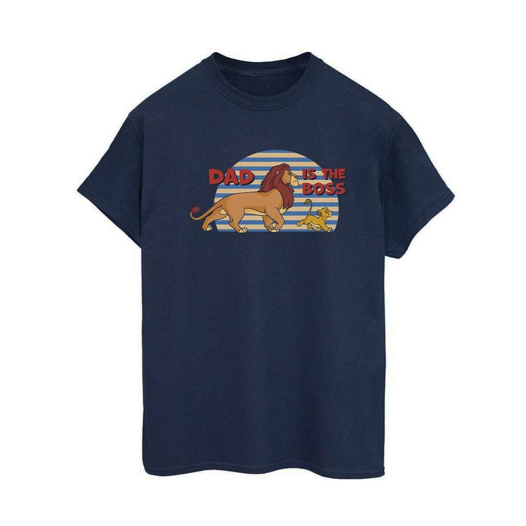 Disney Womens/Ladies The Lion King Dad Boss Cotton Boyfriend T-Shirt