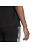 Adidas Short Sleeve Essentials Printed Logo Cotton Short Sleeve QU658 T-Shirt T-Shirt Women's Black/White (HD9328) J/L