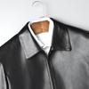 Sheepskin Genuine Leather Jacket Men's Lapel Short Middle-aged and Elderly Spring and Autumn Dad Wear Business Jacket