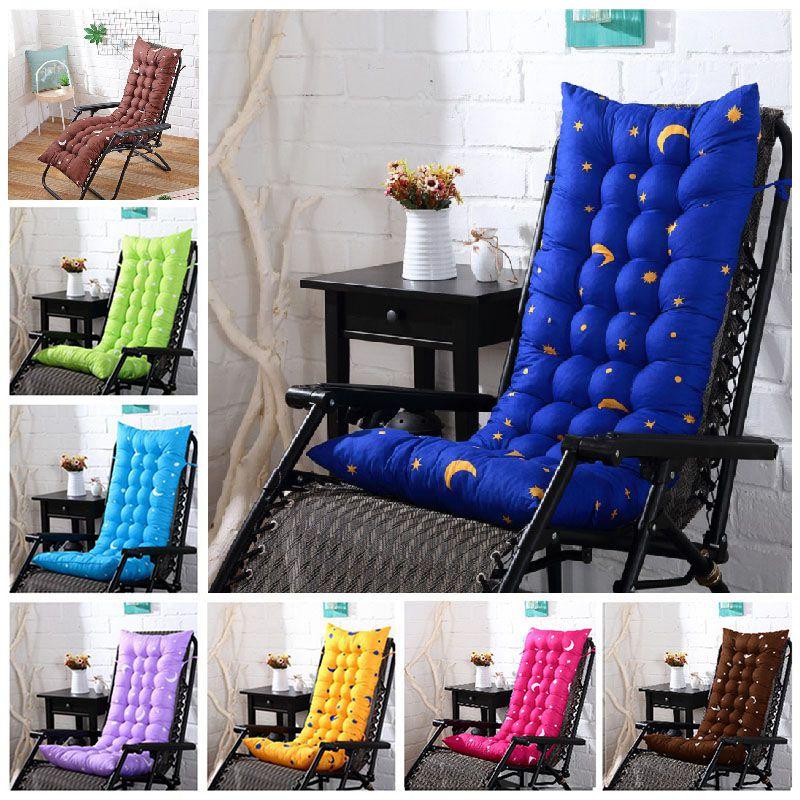 Thick Padded Patio Lounger Back Cushion For Garden Rocking Chairs And Benches