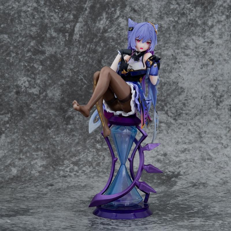 

Genshin вплив Keqing ПВХ фігура модель аніме колекція іграшковий подарунок