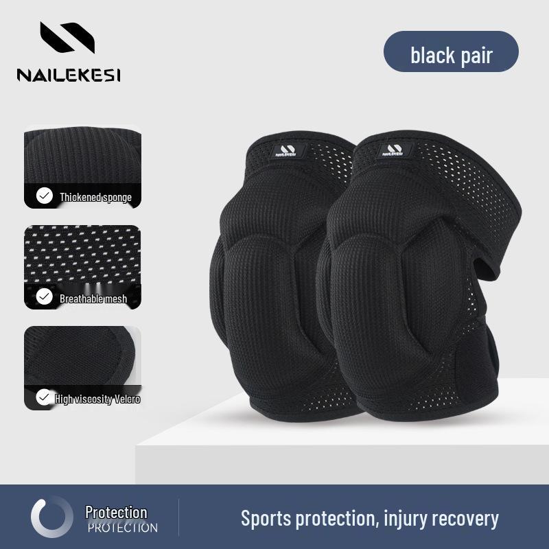 Dance & Sports Anti-Collision Knee Pads - Thickened Sponge for Yoga, Jazz, Street Dance, Knee Protection