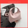 Pu Small Dumpling Shaped Tote Bag With Zipper Closure For Daily Use