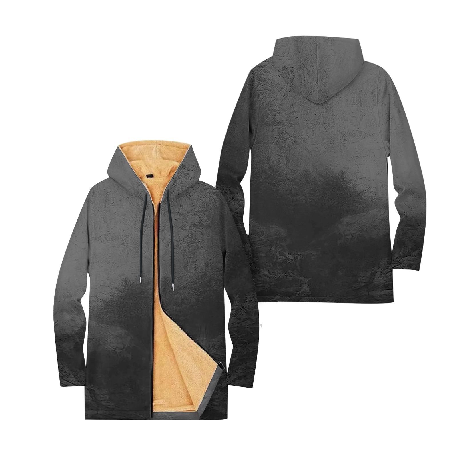 

Мужская плотная куртка с карманами на молнии и карманами, вставленными в хлопковую куртку XXXXXL