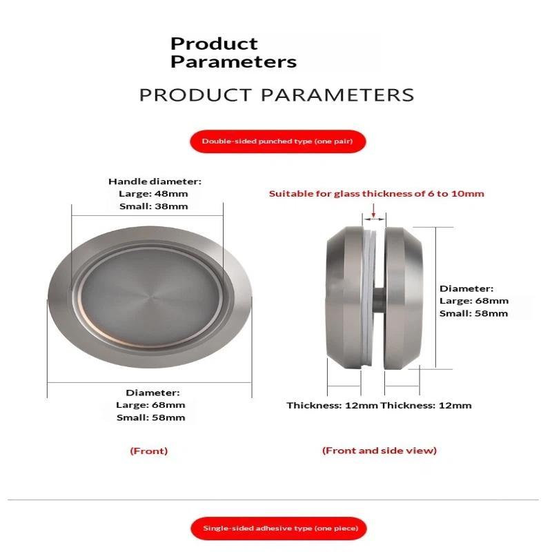 Multifunctional Stainless Steel Invisible Door Handle Concealed Sliding Cupboard Handles Embedded Furniture Handles Glass Doors