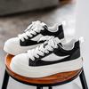 Autumn Canvas Shoes Men Trendy Vulcanized Shoes Breathable Patchwork Canvas Sneakers Men Youth Casual Skateboard Sneakers 2026