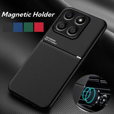 Robuste, rutschfeste Schutzhülle für Honor 200 Smart X6c X7c X8c X6b X8b Hülle Auto Magnetische Saughalterung Coque Fundas Capa
