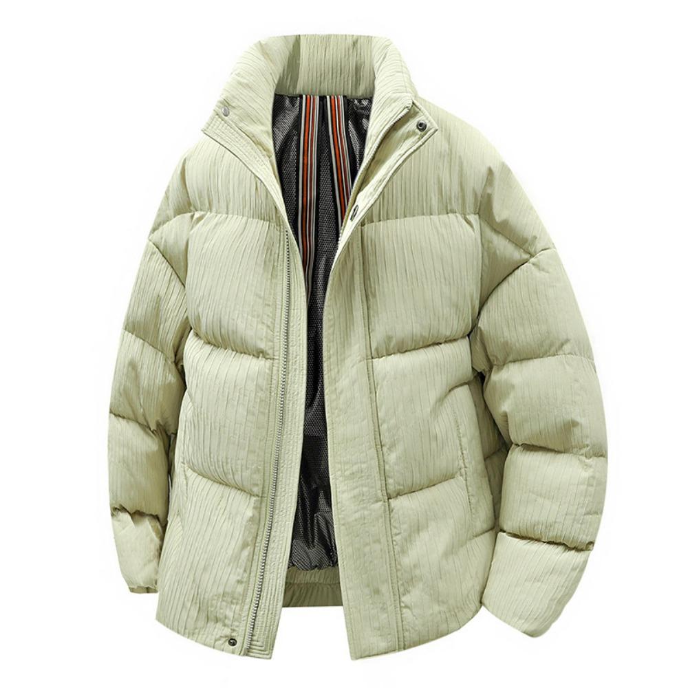 2025 Stand-up Collar Cotton-padded Clothes Trend Loose Couple Jackets Warm and Windproof Men and Women