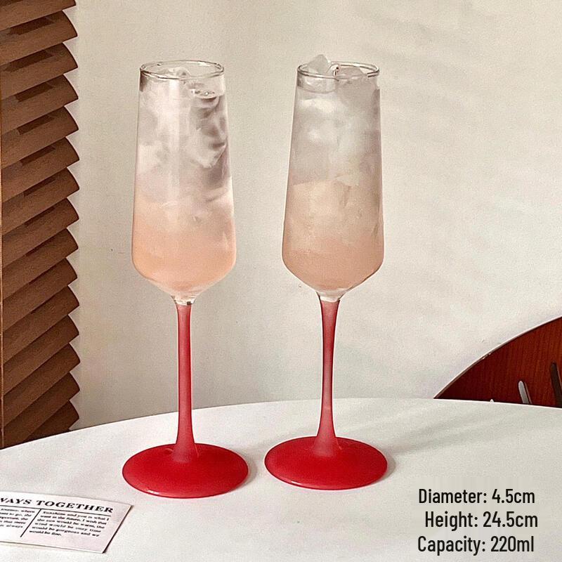 French Style High-Stem Champagne & Wine Glass