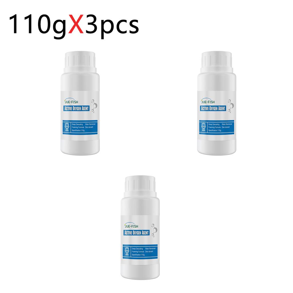 Fast Foam Splash Toilet Bowl Foaming Powder Toilet Cleaner Sink Tank Stain Cleaning Powder Eliminate Odor Prevent Blockage 110g