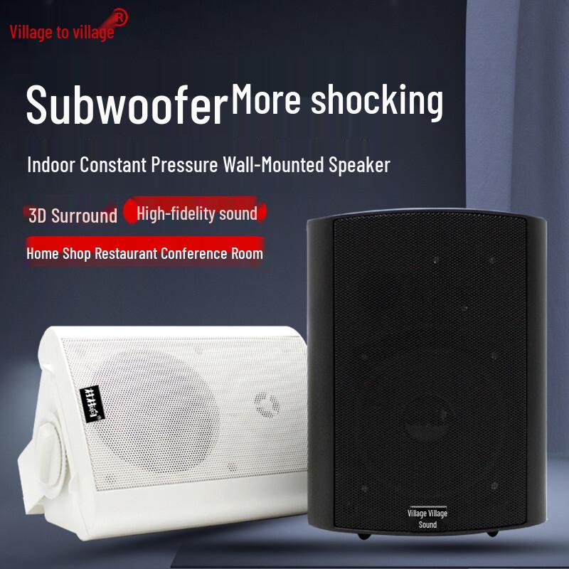 30W Indoor Wall-Mounted Wired Broadcast Speaker