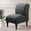 Armless Chair Cover Single Sofa Slipcover Modern Accent Stretch Chair Covers Elastic Cheap Couch Protector Cover For Home Hotel