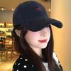 Fashion Adjustable Rugged Baseball Cap Solid Color Wide Brim Peaked Cap Embroidery Letter Duck Tongue Cap for Women