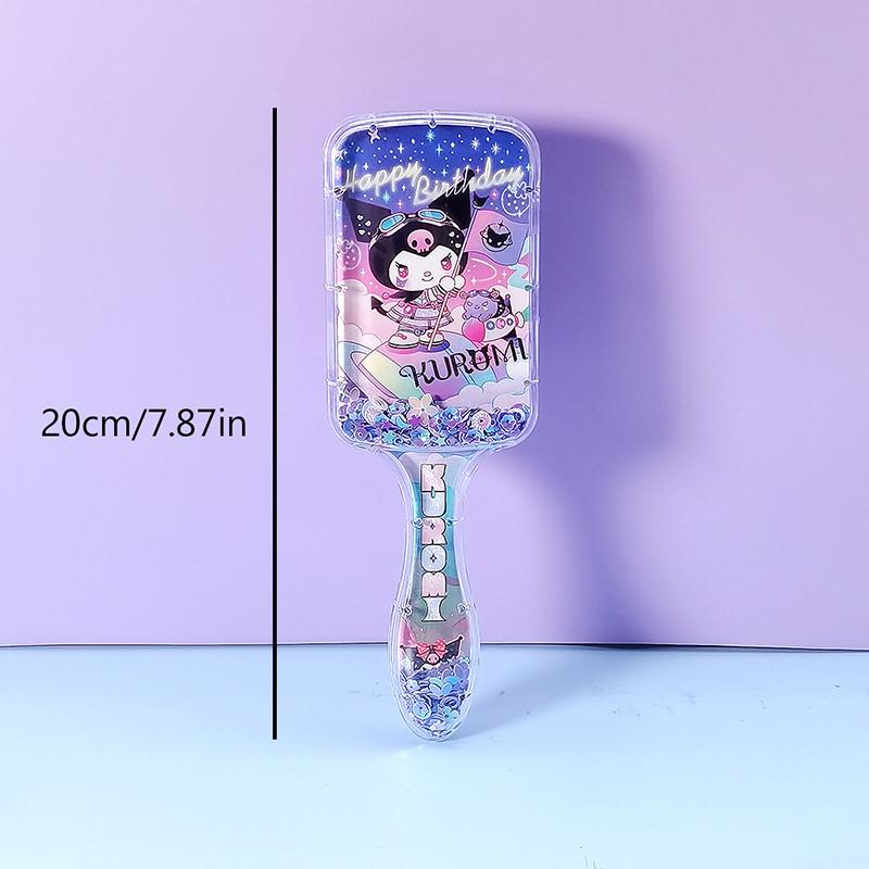 Kawaii Sanrio Kuromi Air Cushion Massage Combs My Melody Cinnamoroll Comb Hair Brush Hairdressing Tool Girls Gift