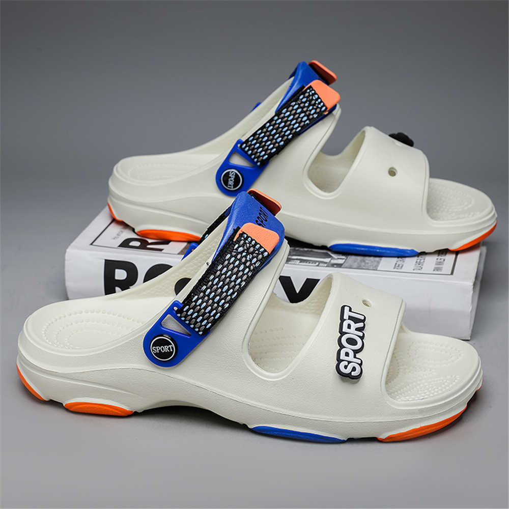 White Sole Slip Resistant Daily Shoes Men Rubber Sandals Slippers Walk Around House Man Sneakers Sport Obuv Chassure Sapa