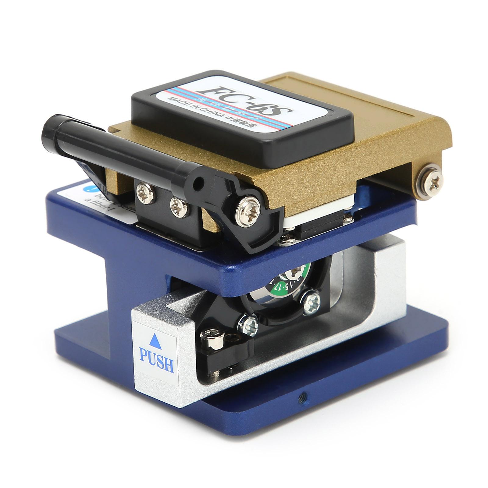 

Скалыватель волокон FC‑6S Высокоточные инструменты для оптоволокна с устройством фиксации длины для одножильных волокон