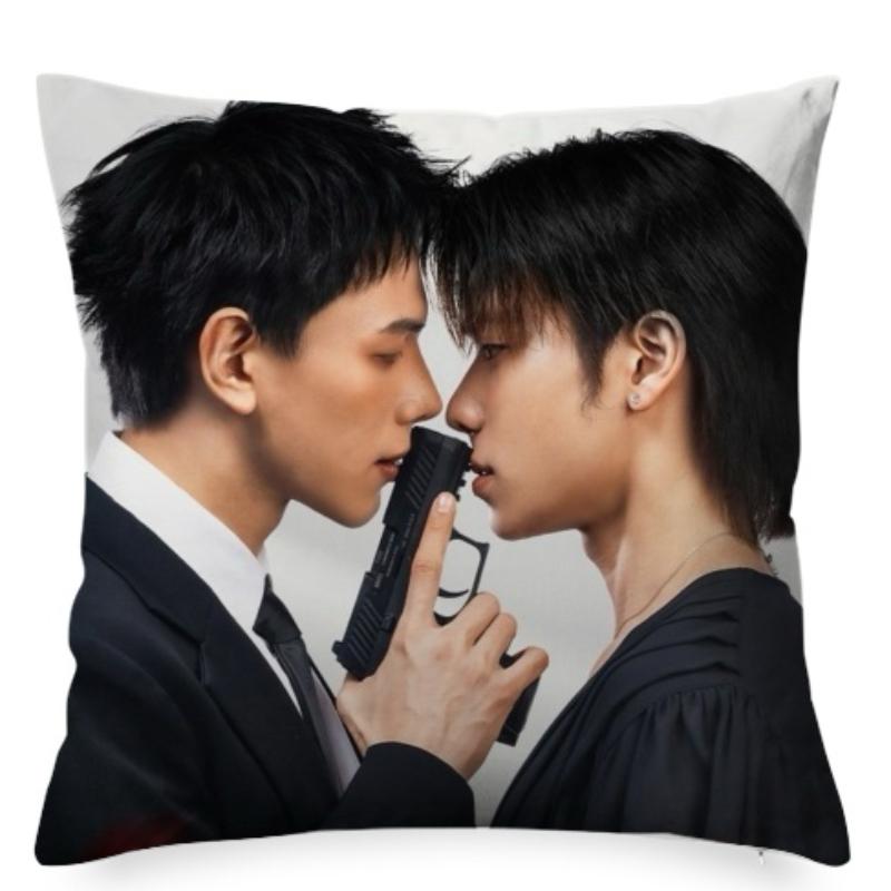 DaouOffroad Cai Youfu Lin Xiaolu Double-sided Printing Pillowcase Thai TV Century of Love Home Sofa Car Decor Cushion Cover 16x16Inch