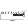 BITURBO 4Matic Automotive Autoaufkleber 2 Stück für CLA, CLK, GLA GLC GLE GT, GLS, GL, CLS, SLC, SLK, SLS, W204, Autostil