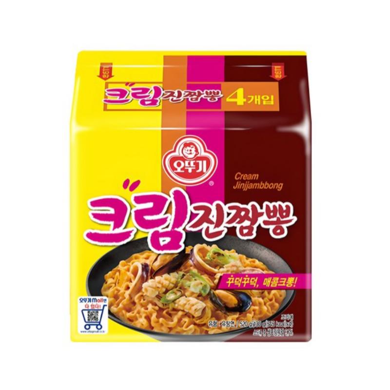 

Ottogi Cream Jin Jjambbong, 130g × 4 130g * 4pcs