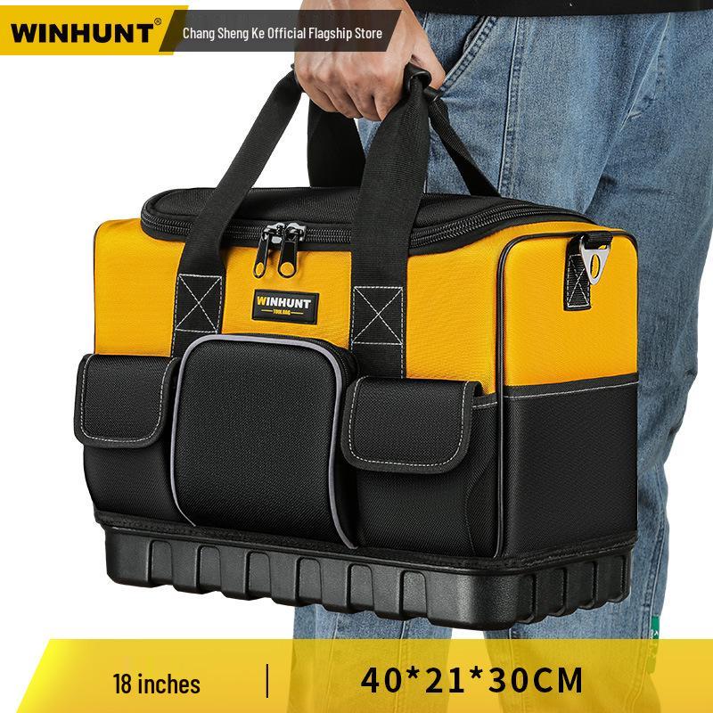 Everwiner Durable Canvas Tool Bag for Woodworking and Car Repairs