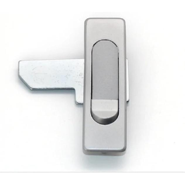 AB509 Zinc Alloy Steel Cabinet Plane Lock 88.5x26.5mm Mailbox Flat Cabinet Lock Industrial Distribution Box Plane Lock 1Pcs(Without Key)