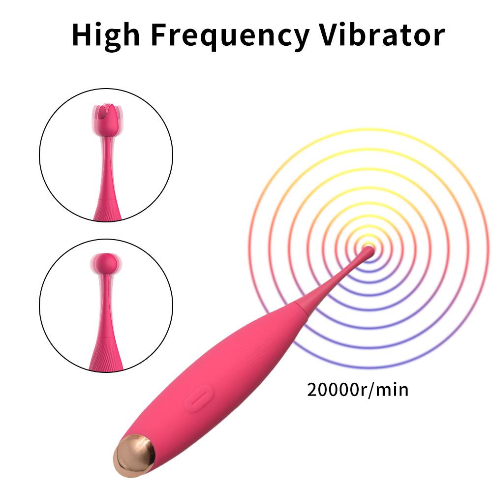 Sex Toy G-Spot Vibrator Massage Clitoris Stimulate Female Masturbation Mute Charging Honey Bean Stick Three-Head Climax