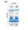 Zhengtai NXB-631P Miniature Circuit Breaker: 2P Household, 3P 63A, 4P 32A Electric Switch