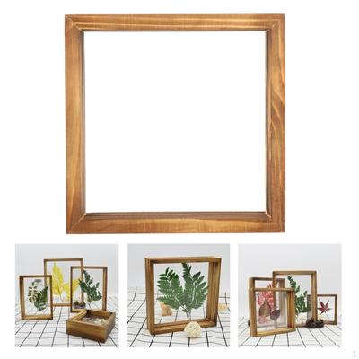 DIY Artwork Display for Dried Plant Double Glass Photos