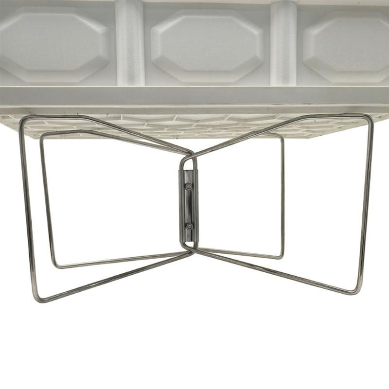 Rustproof Camping Box Support Frame Folding Stabilizers Base with Nonslip Pad Portable Storage Stand for Outdoor