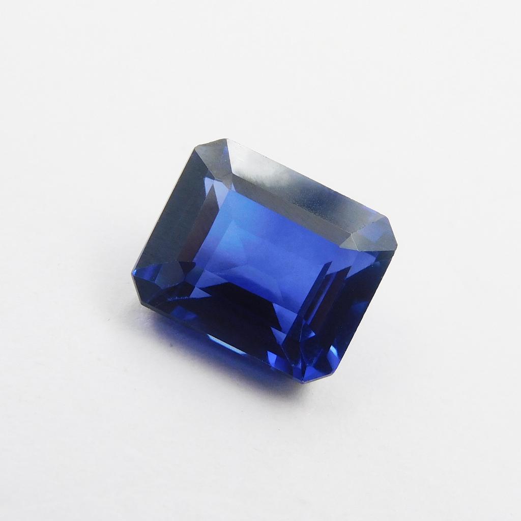 7.80 Ct Natural Blue Tanzanite CERTIFIED Emerald Cut Loose Gemstone p-1384-h
