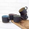 Tatara Mino Ware Mug Gray Tableware Japanese Dishwasher Microwave Safe Cafe Home Time Ceramic Made Japan 300ml Earthstone 220354