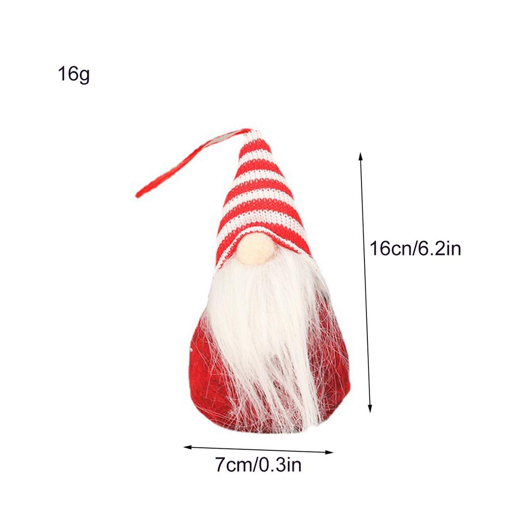 1PC Christmas Supplies Plush Ornament Hanging Santa Snowman Decoration Set Christmas Decorations 2025 Random style