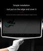 For Tesla Model 3/Y 2021-2025 Silicone Protective Frame Edge Cover Central Navigation Screen Protector Central Panel Sticker