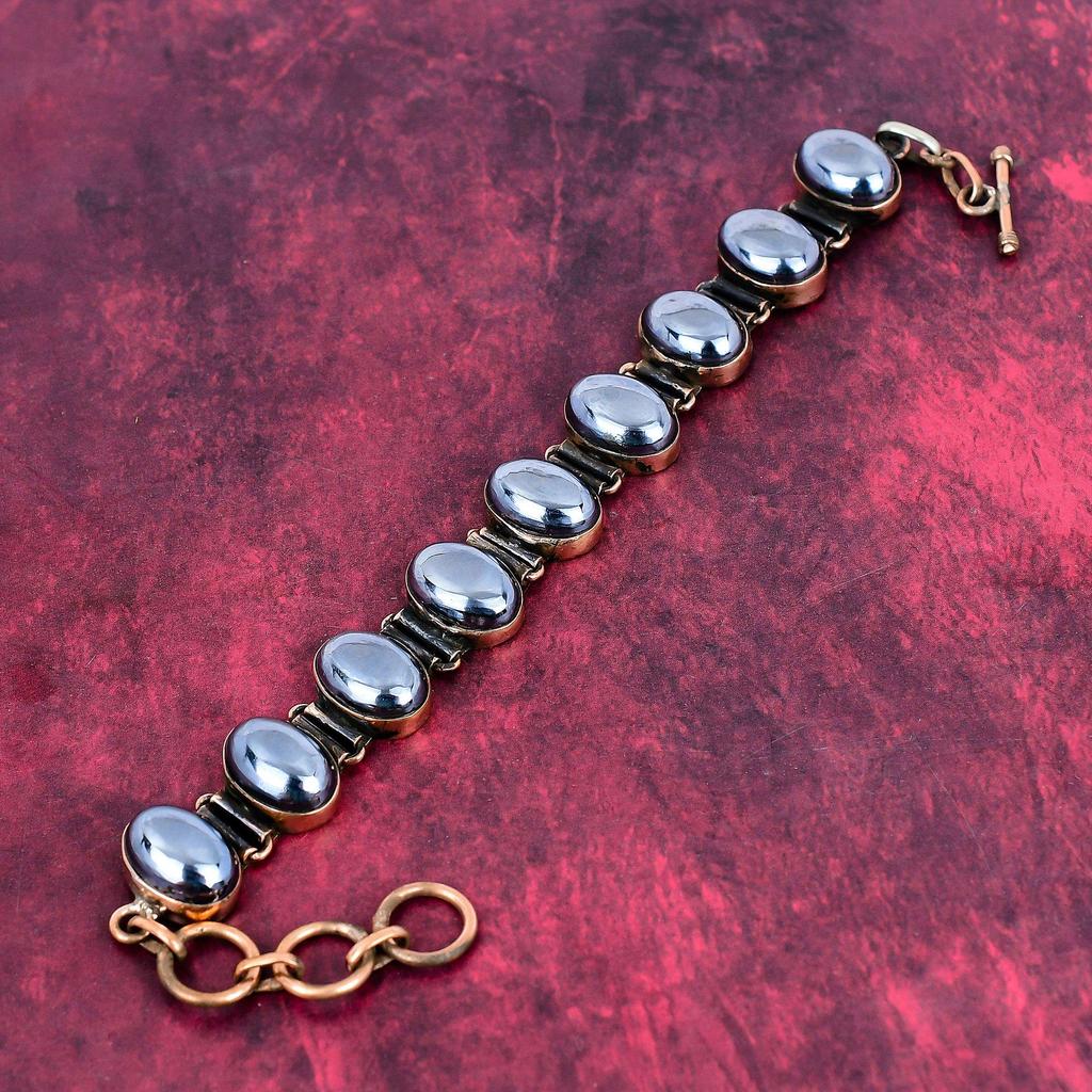 Shungite Bracelet Gemstone Adjustable Bracelet Copper Bracelet Handmade Jewelry