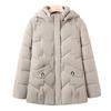 Winter new thickened loose medium and old coat short padded jacket versatile fashionable large size padded coat short padded coat