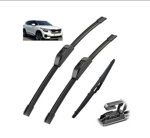 

Suitable for Kia Seltos2019-2025 wipers Setus 3 24 inch + 18 inch + 11 inch wipers 2019-2024 Kia Seltos 24+18+11