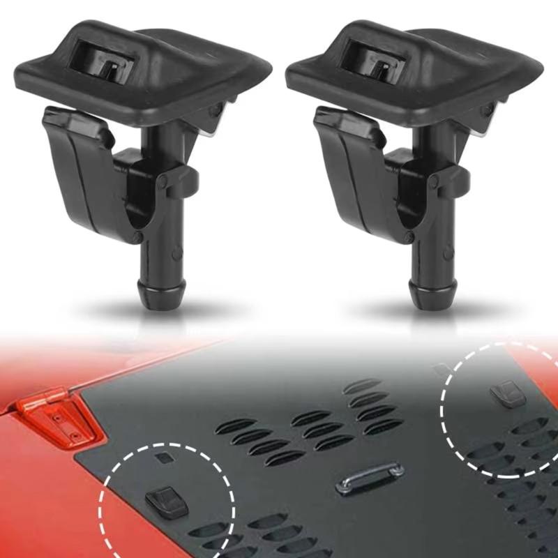 Quick Connect Washer Jet Nozzle Heavy Duty Plastic Corrosion Resistant Windshield Nozzles 55156728AB for Automotives Use