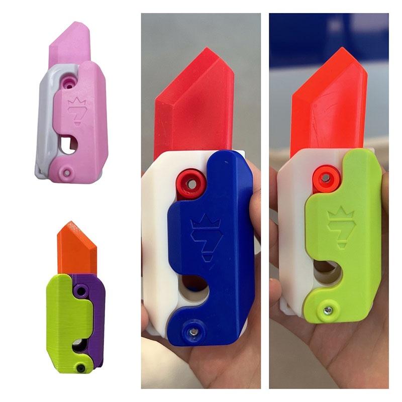Authentic 3d Printed Gravity Carrot Knife For Couples Silicone Material