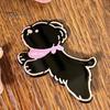 Girl Hairpin 2Pcs Acrylic Color Matching Puppy Shape Hair Lightweight Clips Side Bang Pins Styling Accessories Contrasting Scarf