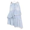 UN3D Light Blue Tea Art Denim Skirt Skirt 38 Light blueUsed