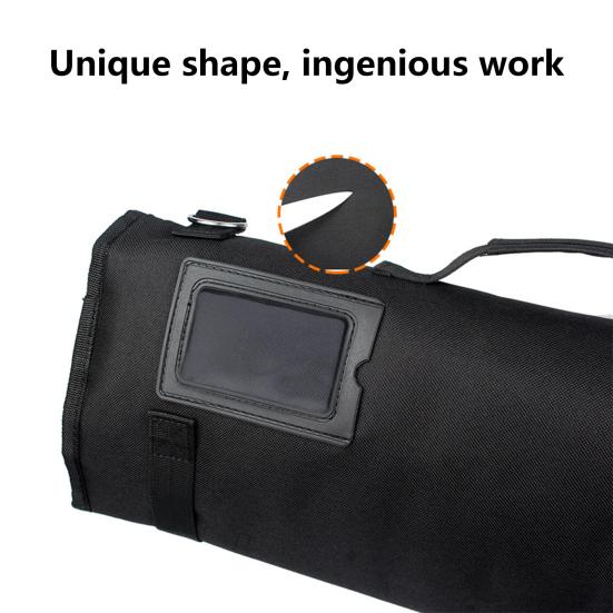 Chef Cutter Case Large Capacity Multi Slots Stain Resistant Sturdy Handle Easy To Carry Storage Oxford Cloth Strong Bearing Chef Roll Bag Kitchen