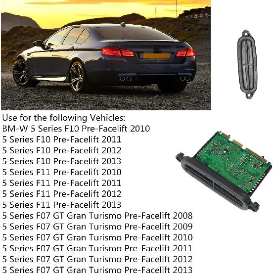 Xenon Headlight TMS Module Unit AFS Control Adaptive 63117316217 Replacement for Series F07 F10 F11 F18 63117329157