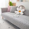 Autumn and Winter New Milk Fiber Gold Leaf Sofa Cushion Modern Simple Non-Slip Sofa Cushion Towel