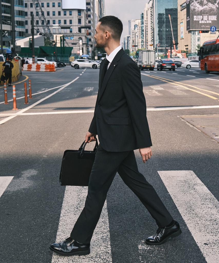 STCO Motion-Free Solid Formal Jacket_Charcoal Grey (Classic Fit)_Ssjwc52Csc