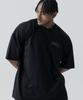 Beleumaneopaeleol Crack Logo Oversized Short Sleeve T-Shirt Black