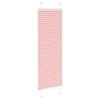Pleated Blind Pink 40x100 Cm Fabric Width 39.4 Cm Polyester