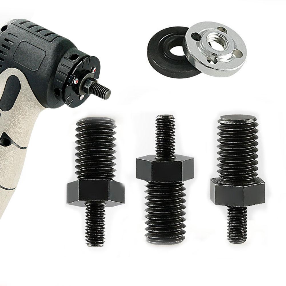 Angle Grinder Adapter Rod 5mm To 10mm Steel Construction with Pressure Plate for Efficient Decoration and Furniture Production