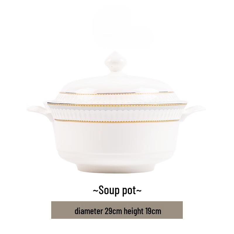 Moder LanKa Light Luxury Nordic Ceramic Dinnerware Set