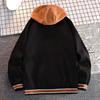 Fake Two Jackets Men's Coat Spring and Fall Fashion Brand Men's Hooded Windproof Top