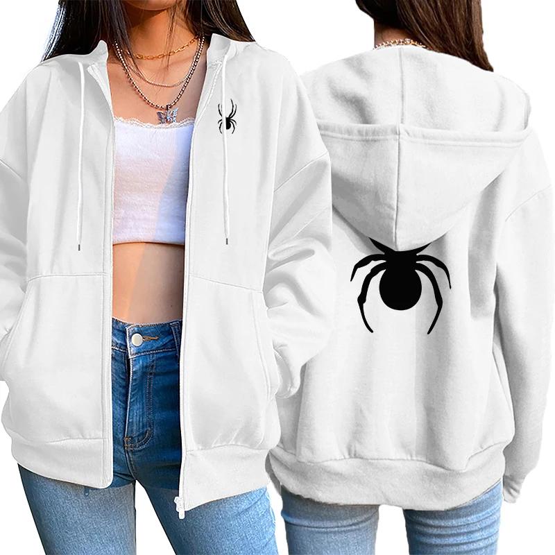 Trend Women's Zipper Coat High Quality Female Autumn Winter Comfortable Warm Jackets High Quality Urban Fashion Hoodies